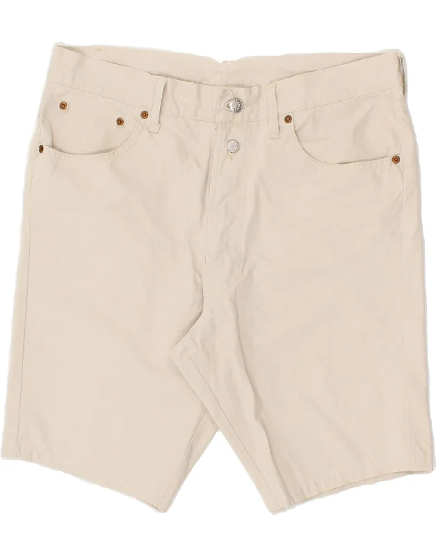 REPLAY Mens Casual Shorts Medium W34 Beige