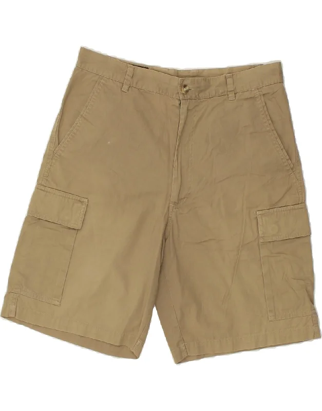 RIONERO Mens Cargo Shorts IT 48 Medium W32  Brown Cotton