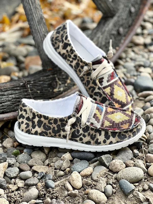 The Leopard and Aztec Sneaker