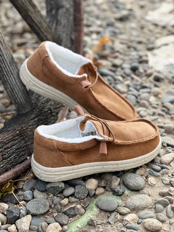 The Sherpa Lined Chestnut Sneaker