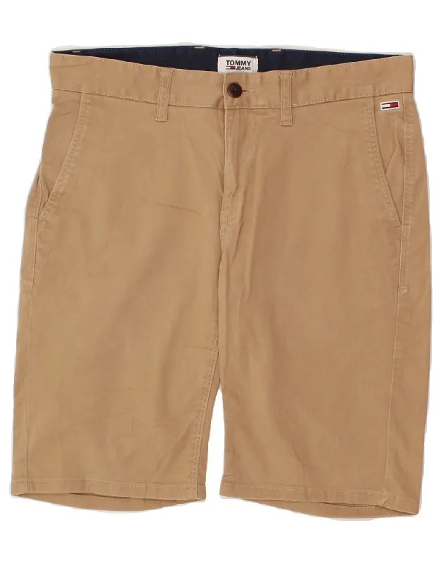 TOMMY HILFIGER Mens Chino Shorts W30 Medium Beige Cotton