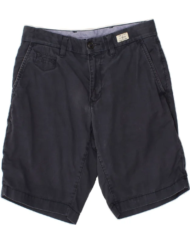 TOMMY HILFIGER Mens Chino Shorts W30 Medium Navy Blue Cotton