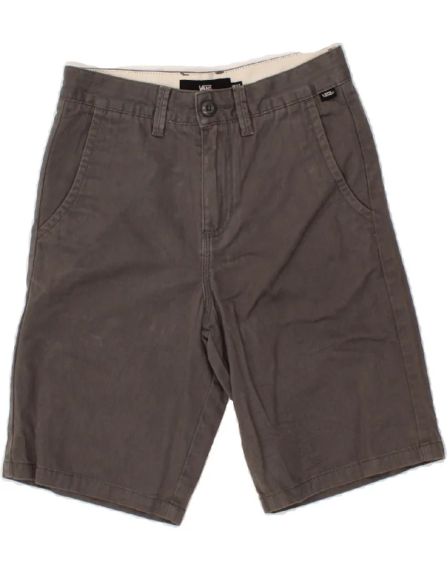 VANS Mens Chino Shorts W26 XS Grey Cotton