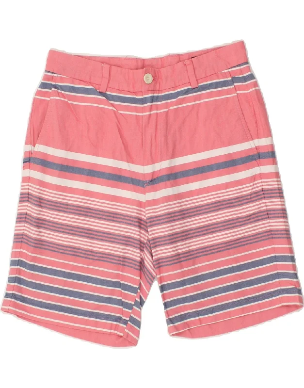 VINEYARD VINES Mens Chino Shorts W30 Medium Pink Striped Cotton