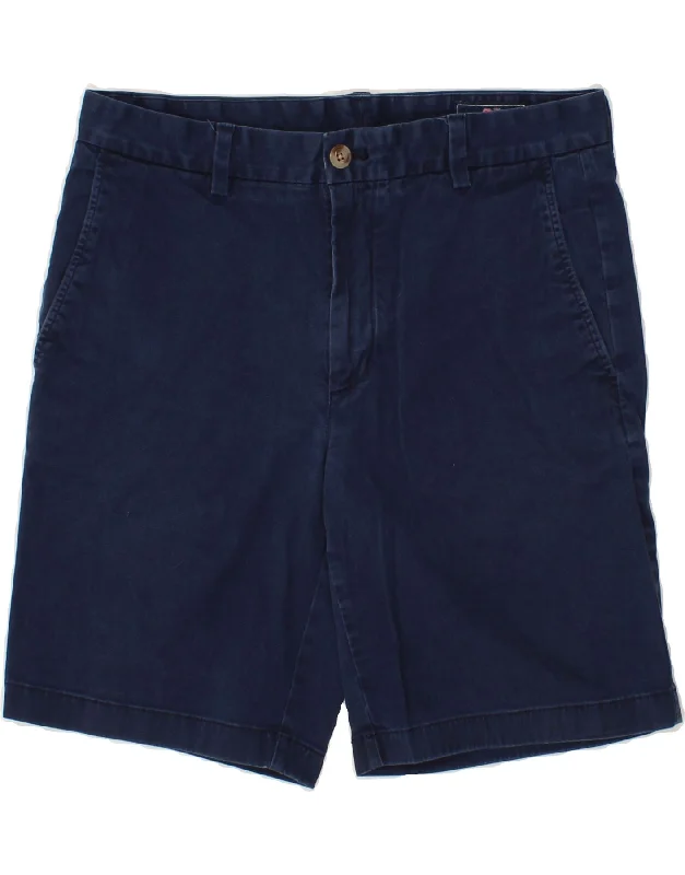 VINEYARD VINES Mens Chino Shorts W32 Medium Navy Blue Cotton