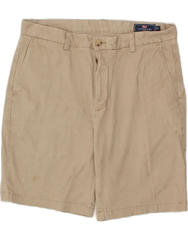 VINEYARD VINES Mens Chino Shorts W34 Large Beige Cotton