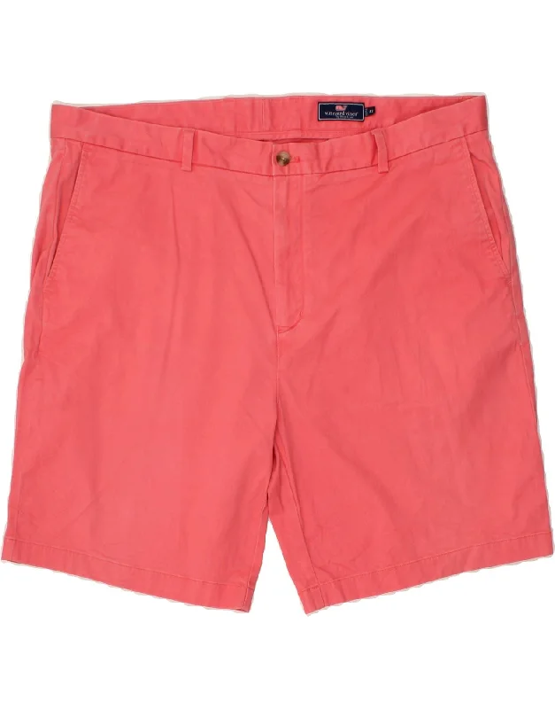 VINEYARD VINES Mens Chino Shorts W42 2XL Pink Cotton