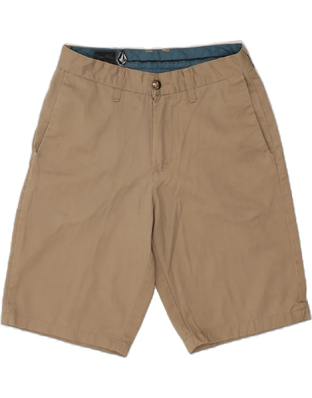 VOLCOM Mens Chino Shorts W28 Small  Beige Cotton