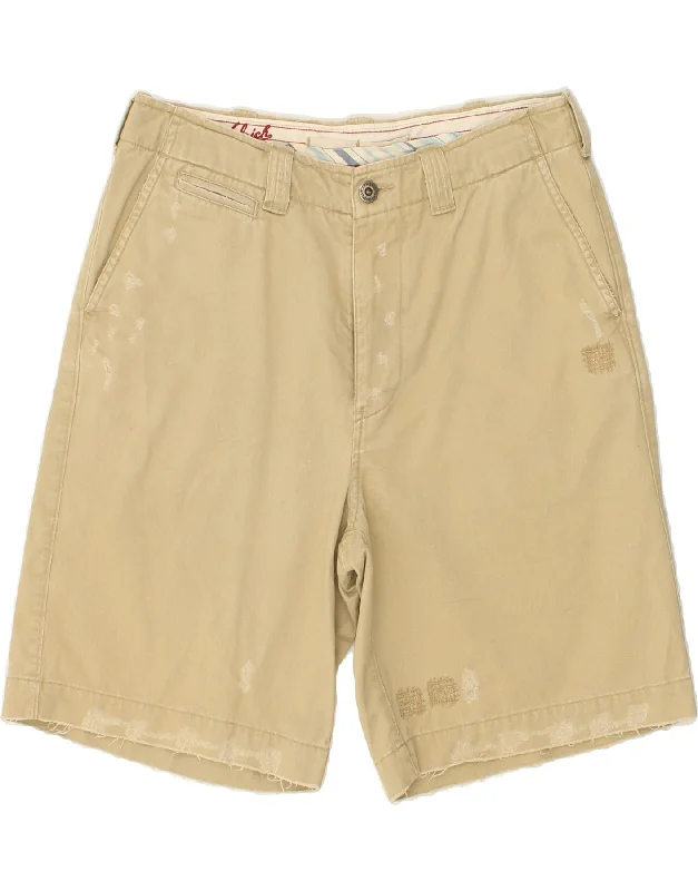 WOOLRICH Mens Chino Shorts W33 Medium Beige Cotton