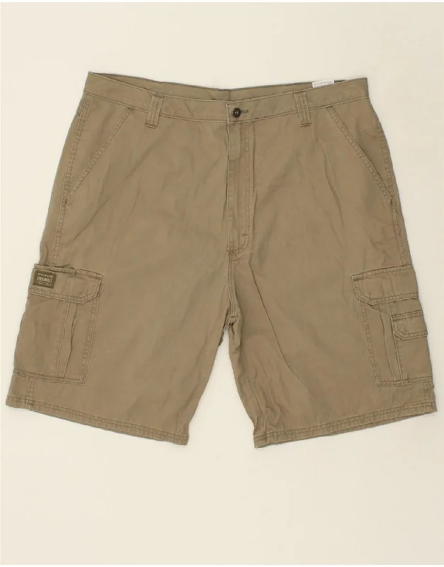 WRANGLER Mens Cargo Shorts W40 XL  Khaki Cotton