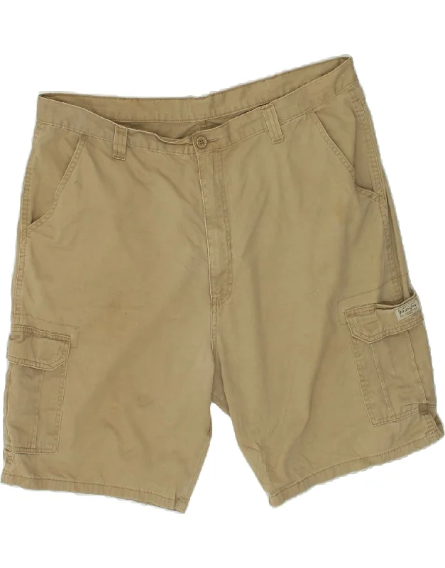 WRANGLER Mens Cargo Shorts W42 2XL Beige