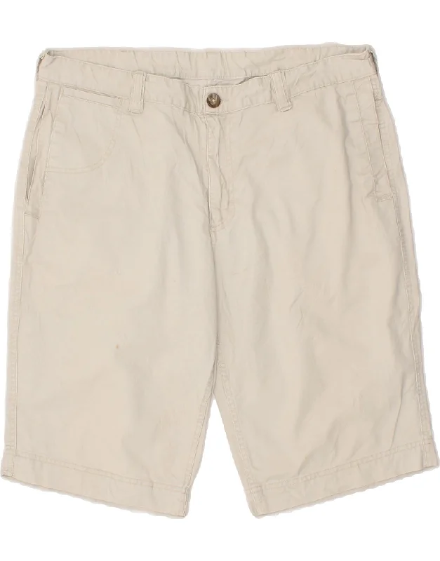 WRANGLER Mens Chino Shorts W36 Large Beige Cotton