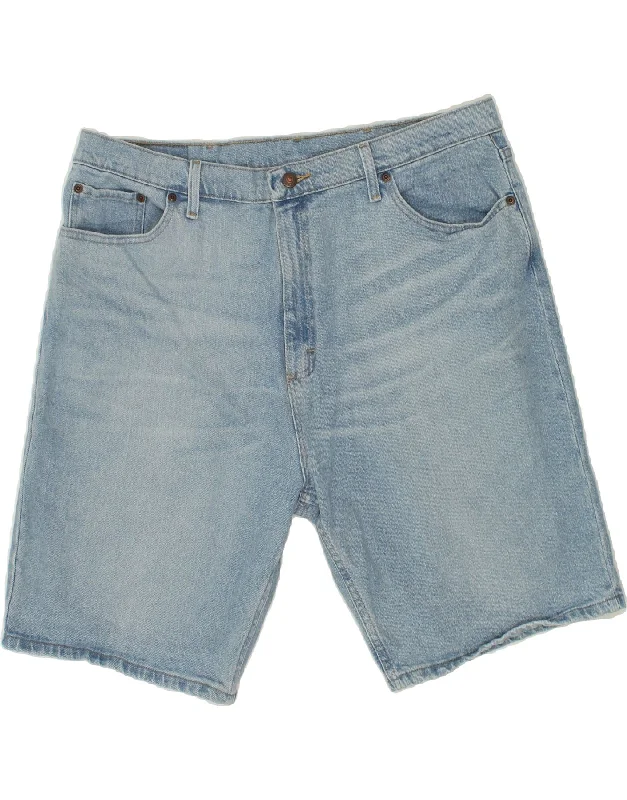 WRANGLER Mens Denim Shorts W38 XL Blue Cotton