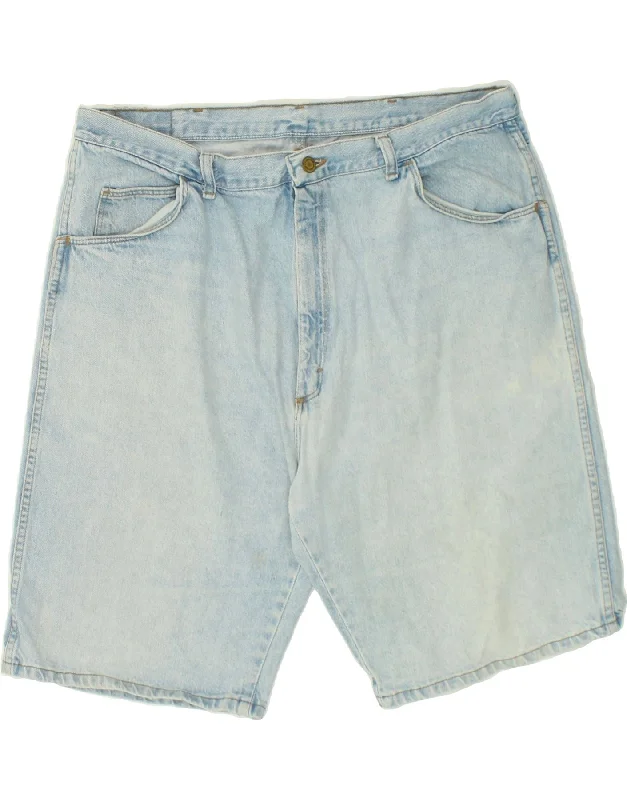 WRANGLER Mens Denim Shorts W40 XL Blue Cotton