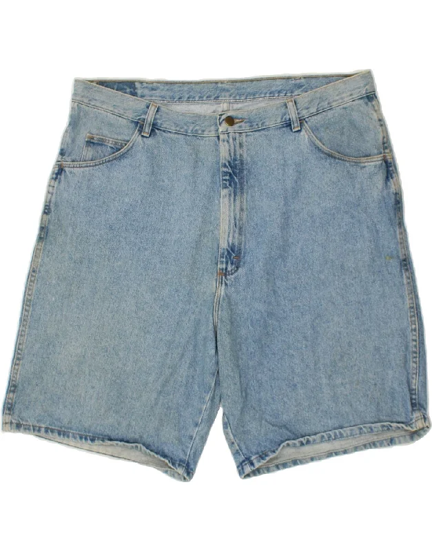 WRANGLER Mens Denim Shorts W42 2XL Blue Cotton