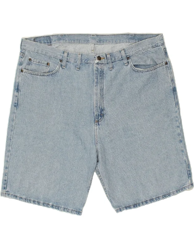 WRANGLER Mens Relaxed Fit Denim Shorts W44 2XL Blue Cotton