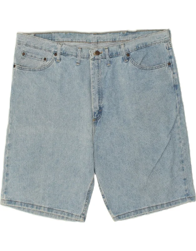 WRANGLER Mens Relaxed Fit Denim Shorts W44 2XL Blue Cotton